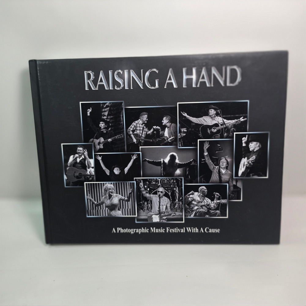 Raising A Hand Photographic Music Festival Hardcover Book Signed Kevin Black